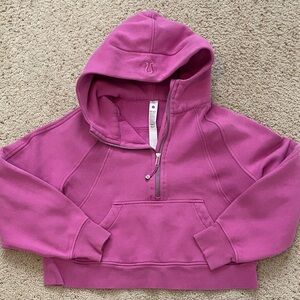 Lululemon Scuba Oversized Half-Zip Hoodie. Pink Blossom. Size XS/S.